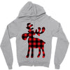 lumberjack reindeer Zipper Hoodie