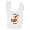 for fox sake Baby Bibs