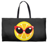 Lemon with Disco Glasses Weekender Totes