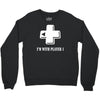 i'm with player Crewneck Sweatshirt