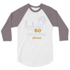 no suggestions please 3/4 Sleeve Shirt