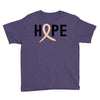 Hope Uterine Cancer Awareness Youth Tee