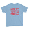 merry christmas ya filthy animal Youth Tee