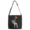 astronaut basketball planet Adjustable Strap Totes