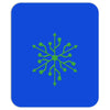 snowflake geek usb green Mousepad