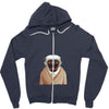 Vesikalik maymun Zipper Hoodie