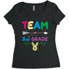 team 2nd grade Women's Triblend Scoop T-shirt