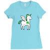 irish unicorn Ladies Fitted T-Shirt