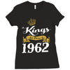 kings are born in 1962 Ladies Fitted T-Shirt