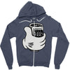 mickey beer Zipper Hoodie