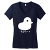 bjork duck diva indie rock band singer Women's V-Neck T-Shirt