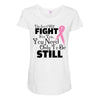 the lord will fight for you, you need only to be still Maternity Scoop Neck T-shirt