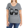 i love you Ladies Curvy T-Shirt