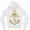 anchored faith Zipper Hoodie