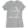 cannon films classic retro movie studio Ladies Fitted T-Shirt