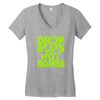 dub step drop beats not bombs black light skrillex ink hiphop dance Women's V-Neck T-Shirt