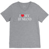 i love my husband V-Neck Tee