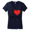 i love mum Women's V-Neck T-Shirt