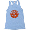 demented are go band logo screen printed Racerback Tank