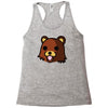 bear meme Racerback Tank