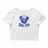 pug life Crop Top