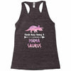 cool mama saurus. Racerback Tank