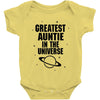 Greatest Auntie In The Universe Baby Onesie