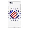 heart us flag 4th july fredom america usa iPhone 6/6s Plus Case