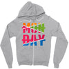 monday crossed out Zipper Hoodie