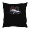 1960 ac cobra, `classic car ideal birthday gift present. Throw Pillow
