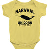narwhal whale Baby Onesie