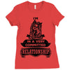 I Am Yorkshire Terrier Actually In A Very Commited Relationship Ladies Fitted T-Shirt