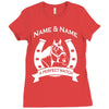 personalised pony horse and rider Ladies Fitted T-Shirt