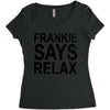 Frankie Says Relax Women's Triblend Scoop T-shirt