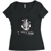 proud navy mom Women's Triblend Scoop T-shirt