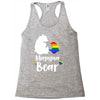 mama bear gay pride Racerback Tank