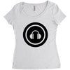 THE MUSIC Women's Triblend Scoop T-shirt