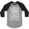 Vintage 1970 3/4 Sleeve Shirt