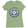 proud coastie dad Ladies Fitted T-Shirt