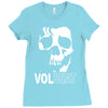 volbeat danish rock band cool skull Ladies Fitted T-Shirt