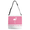 Too Pure To Be Pink Adjustable Strap Totes