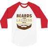beards turn laziness into awesomeness 3/4 Sleeve Shirt