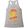 crazy halloween pit lady Racerback Tank