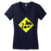 nessie scotland Women's V-Neck T-Shirt