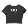boys with blue eyes Crop Top