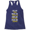 be golden Racerback Tank