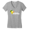 duck norris Women's V-Neck T-Shirt