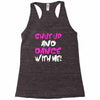 shut up dance with me Racerback Tank