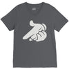 mickey hands gun V-Neck Tee
