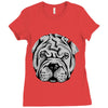 ask me about my shar pei Ladies Fitted T-Shirt